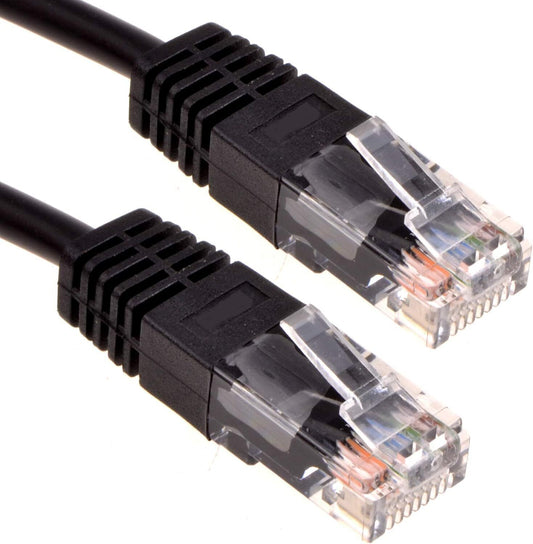 Cables Direct URT-601K Networking Cable Black 1 M Cat5e U/UTP (UTP) Moulded