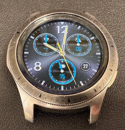 Samsung Galaxy Smart Watch SM-R805F 46mm Silver BT 4G LTE Cellular No Band Used