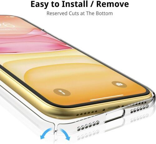 UNBREAKcable iPhone XS/11 Case, Ultra Clear Hard Back RRP £11.99 - RLO Tech