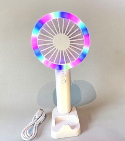 Portable Mini Hand-Held Small 3 Speed Cooler USB Rechargeable  Portable Fan - RLO Tech