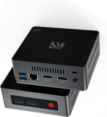 KUYIA Mini PC Mini Desktop Computer Windows 10 8GB RAM 128G SSD Celeron J4125