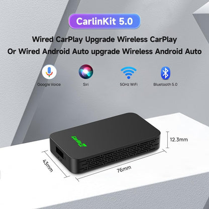 Carlinkit Wireless 2in1 Adapter For cars with apple CarPlay or Android Auto