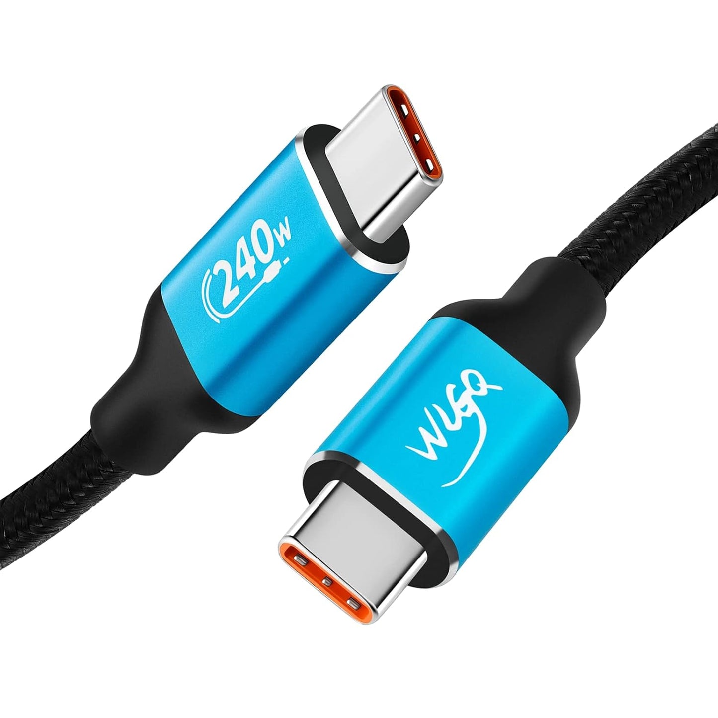 Premium USB C to USB C Charging Cable 100w 20V5A Fast Charging Cable 0.5m 2 Pack