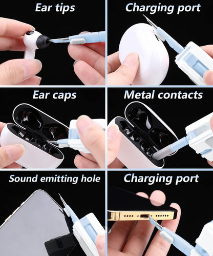 Multifunctional Cleaner  For Gadget  Keyboards Earbuds Gaming Keyboards 11 in 1