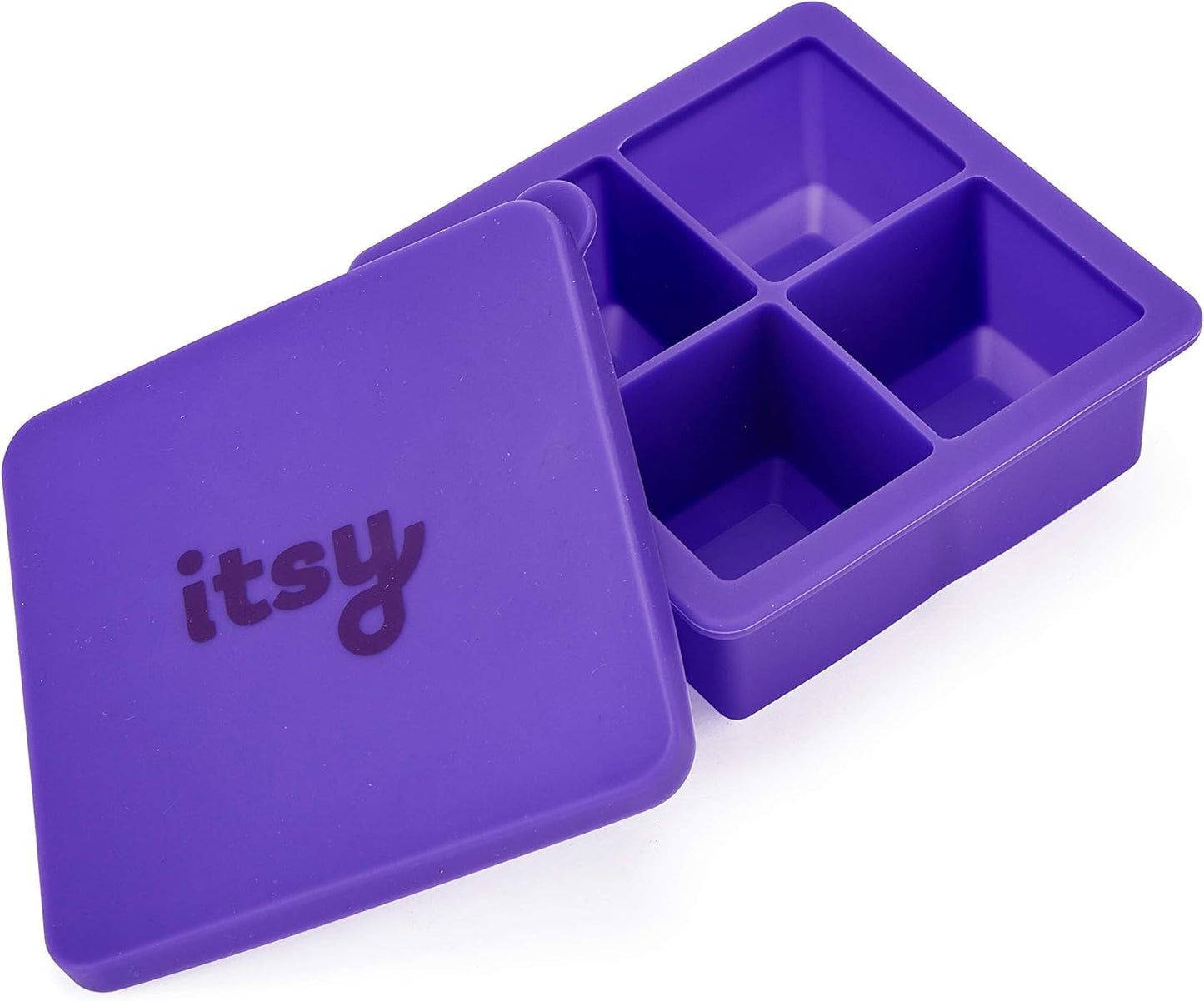 Silicone Baby Snack Box or Ice Cube Tray with Lid Ideal for Freezing & Weaning