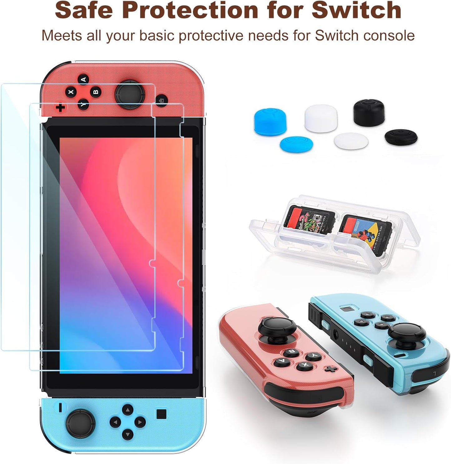 Premium Nintendo Switch 13 in 1 Accessories Bundle Total Protection Guaranteed