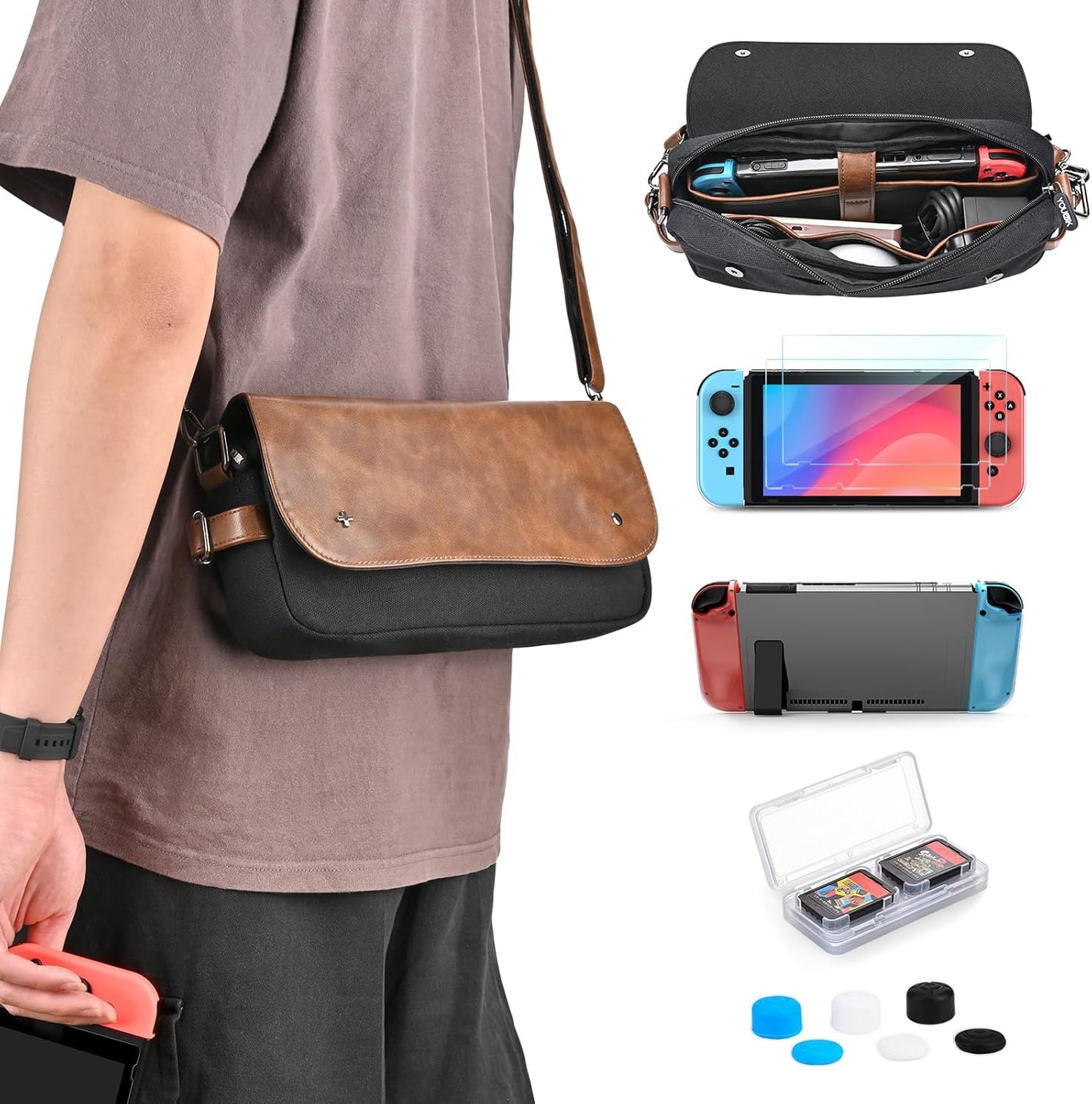 Premium Nintendo Switch 13 in 1 Accessories Bundle Total Protection Guaranteed