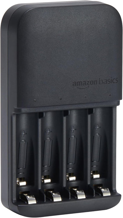 Amazon Basics Battery Charger for Rechargeable AA and AAA NiMh Batteries