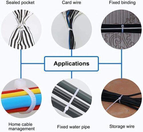 Premium Cable Ties - HEAVY-DUTY FOR BOTH INDOOR AND OUTDOOR USE - RLO Tech