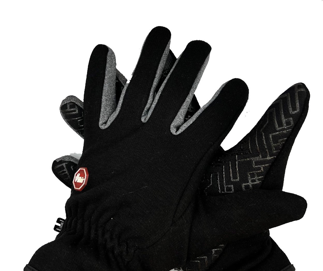 Cycling Gloves Touchscreen Running Black Gloves Warm Non-slip Fleece Lining