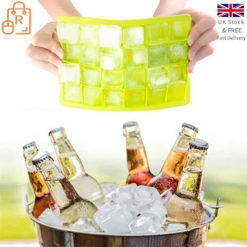 24 Cube - Ice Cube Tray, single Pack Silicone Food Grade Ice Moulds - RLO Tech