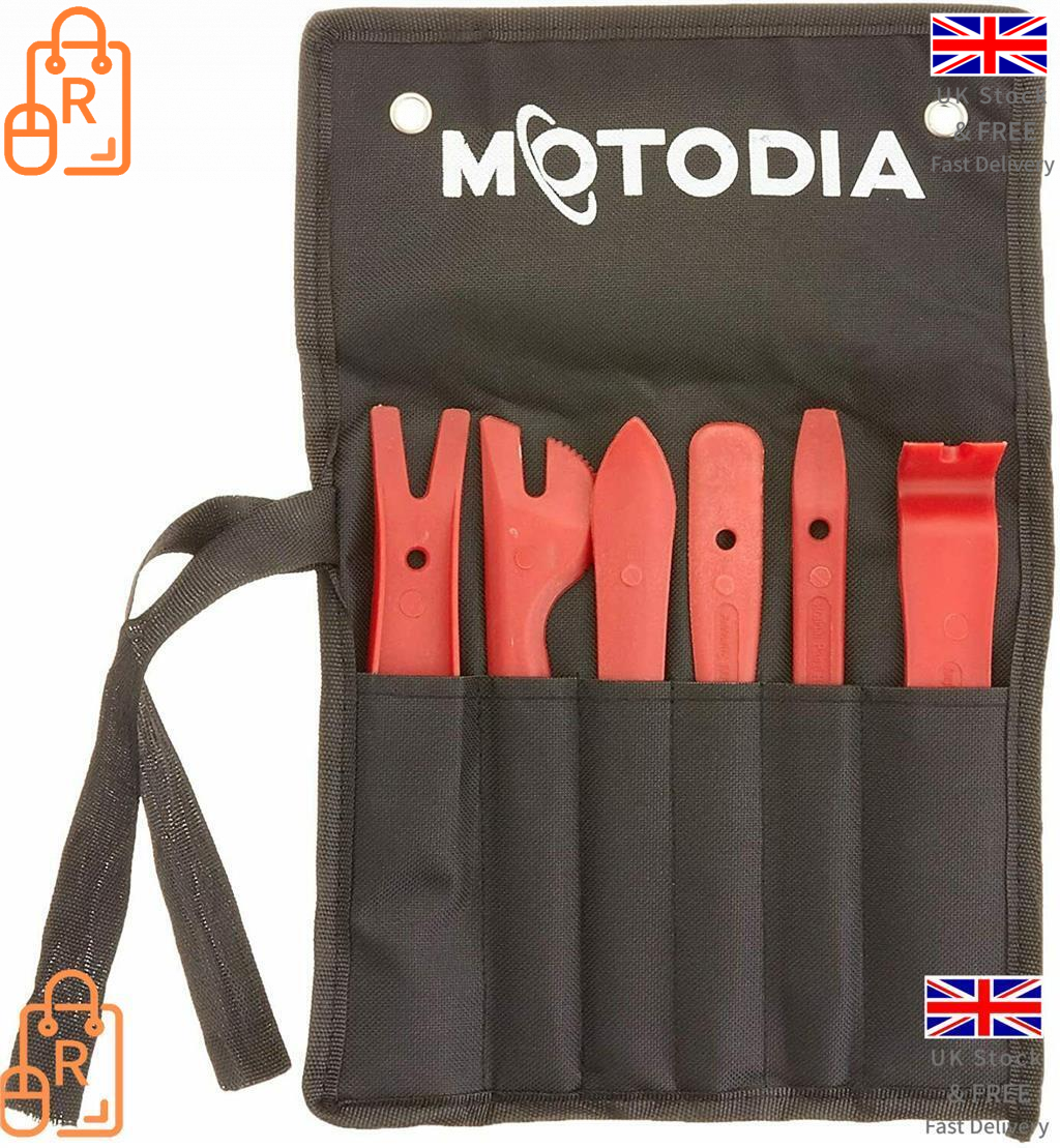 NEW: MotoDia 6PC Six Piece Car Trim Removal, Door Panel, and Moulding Set - RLO Tech