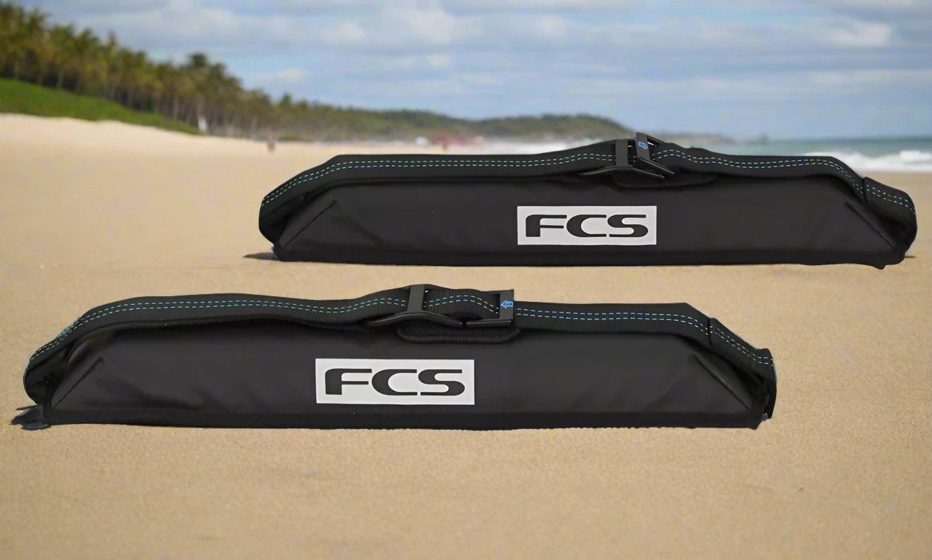 Portable FCS D-Ring Single Soft Roof Racks For Surfboards Fits 1-3 Boards