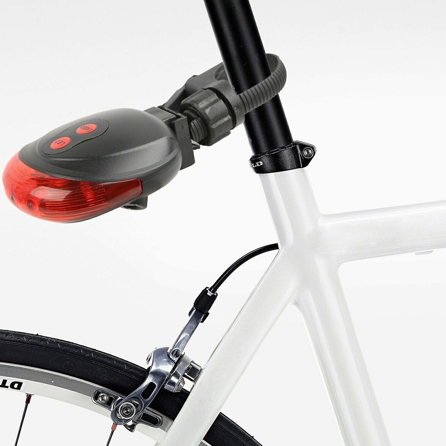 Pursuit Laser Bike Lane Marker and Tail Light / Rear Light, with 7 LED Functions