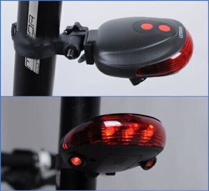 Pursuit Laser Bike Lane Marker and Tail Light / Rear Light, with 7 LED Functions