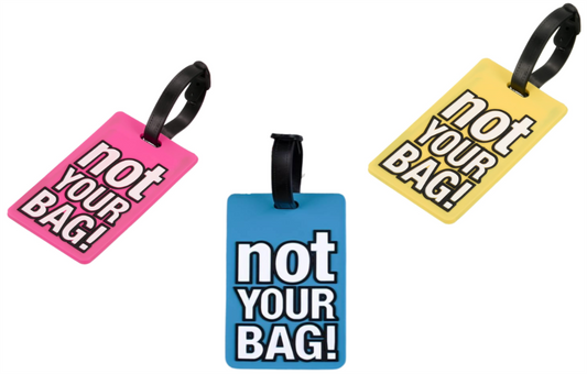 Not Your Bag Cute Travel Luggage Tags For Suitcase Laptop Bag School Bag Handbag